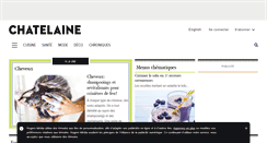 Desktop Screenshot of fr.chatelaine.com